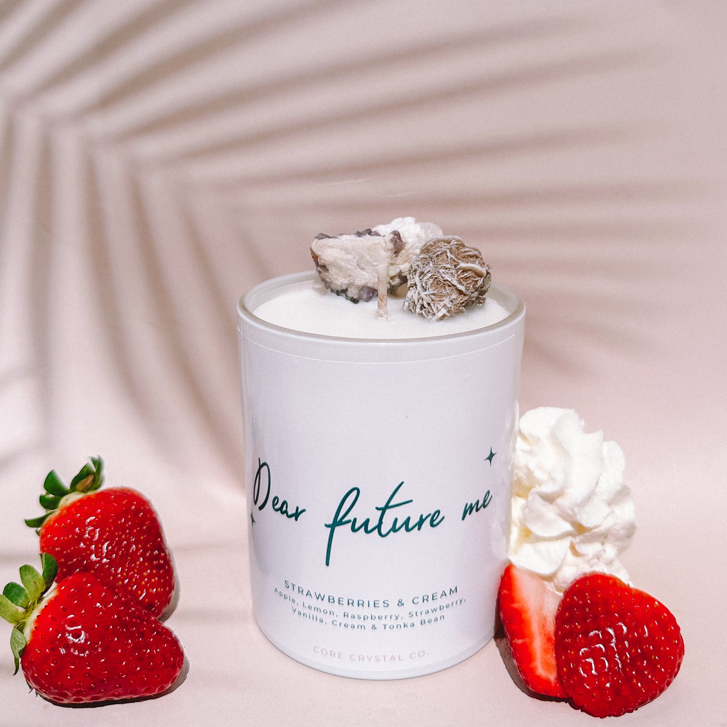 Dear Future Me Strawberries and Cream - Limited Edition Candle