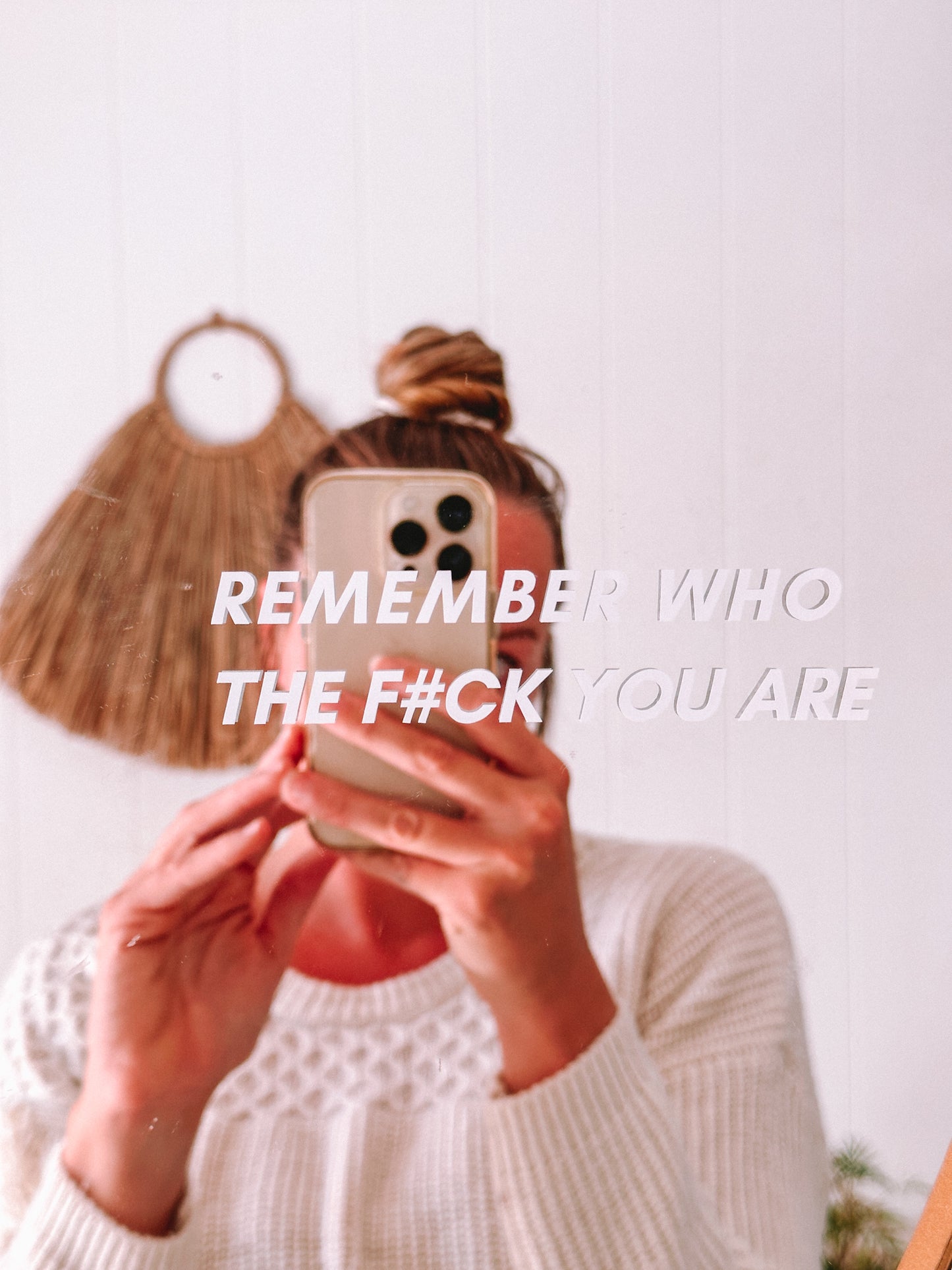 Remember who the f#ck you are  - Decal